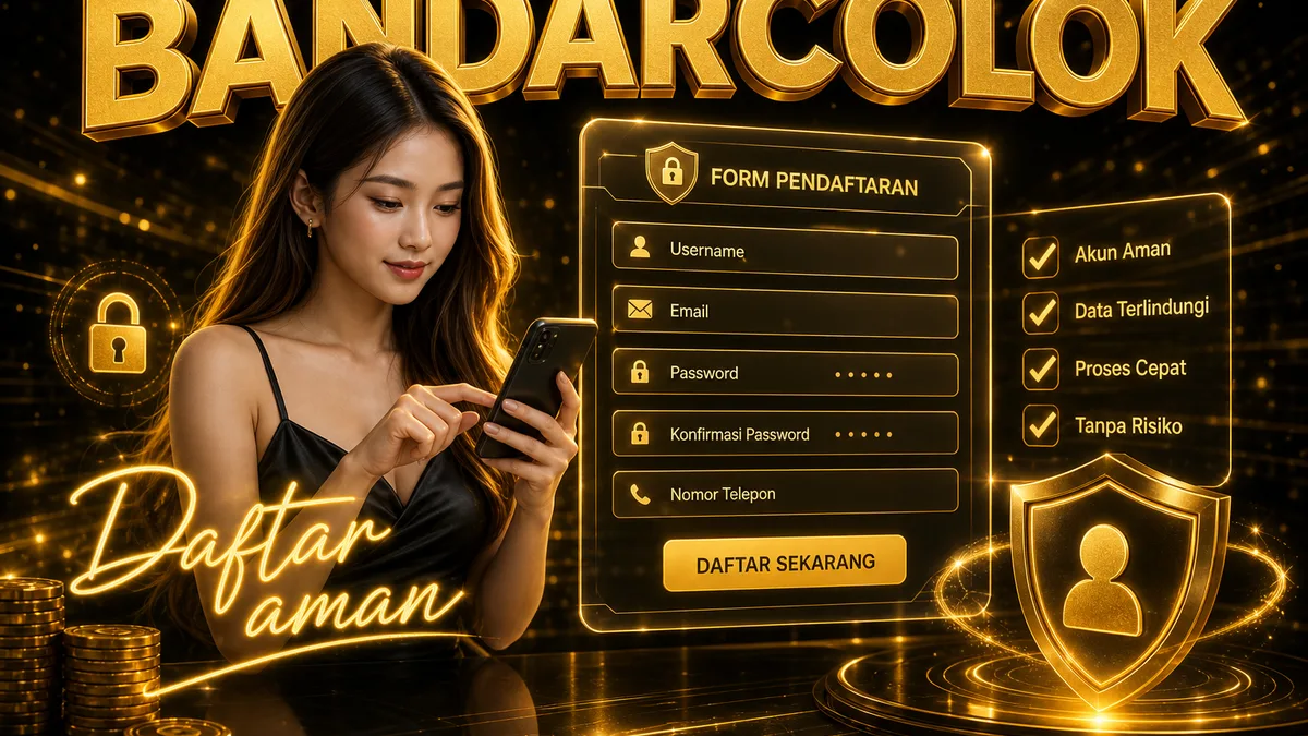 BANDARCOLOK Daftar: Cara Registrasi Aman tanpa Biaya Palsu 2026