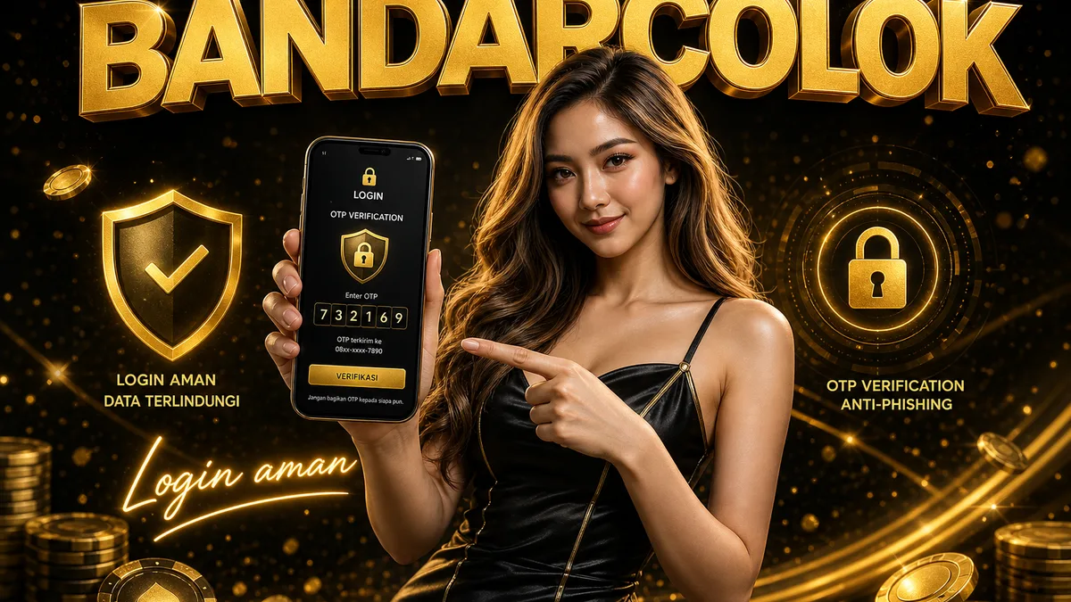 BANDARCOLOK Login: Cara Masuk Aman di HP (OTP & Anti-Phishing) 2026