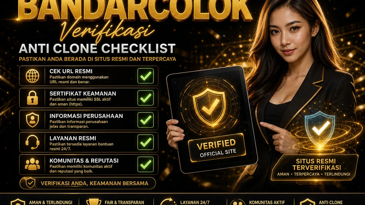 BANDARCOLOK Resmi: Checklist Verifikasi Anti-Clone (Bukan Klaim Lisensi)